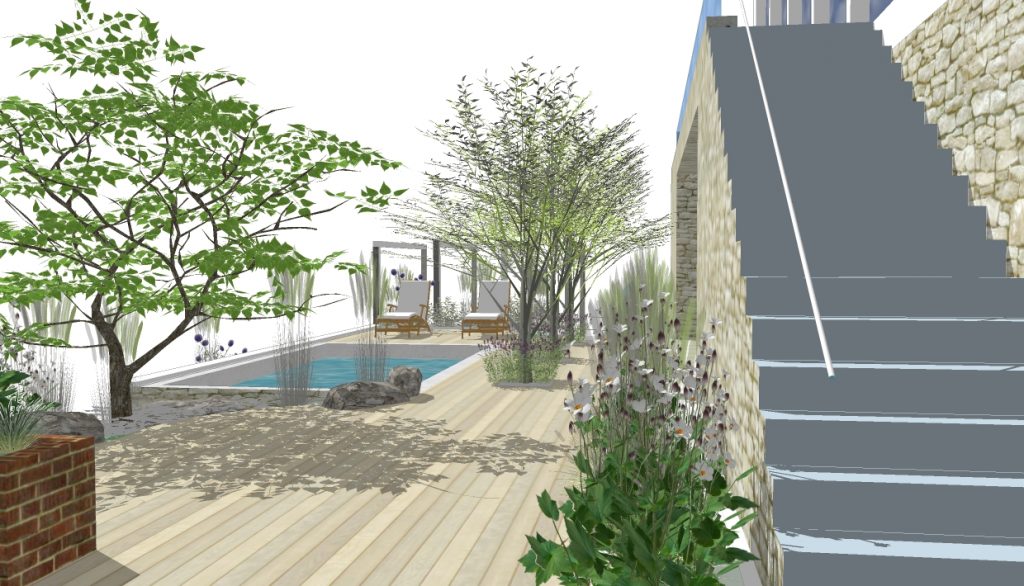 Visualisierung Garten Nina Polloex