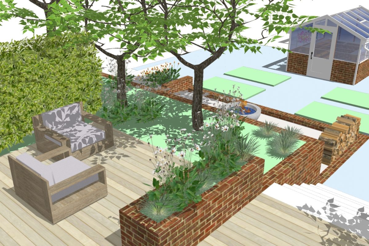 Visualisierung Garten Nina Polloex