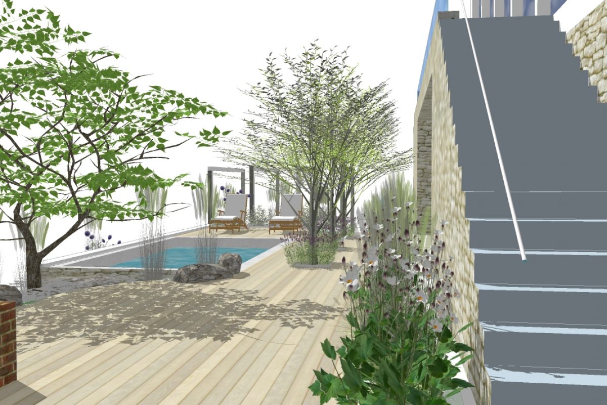 Visualisierung Garten Nina Polloex